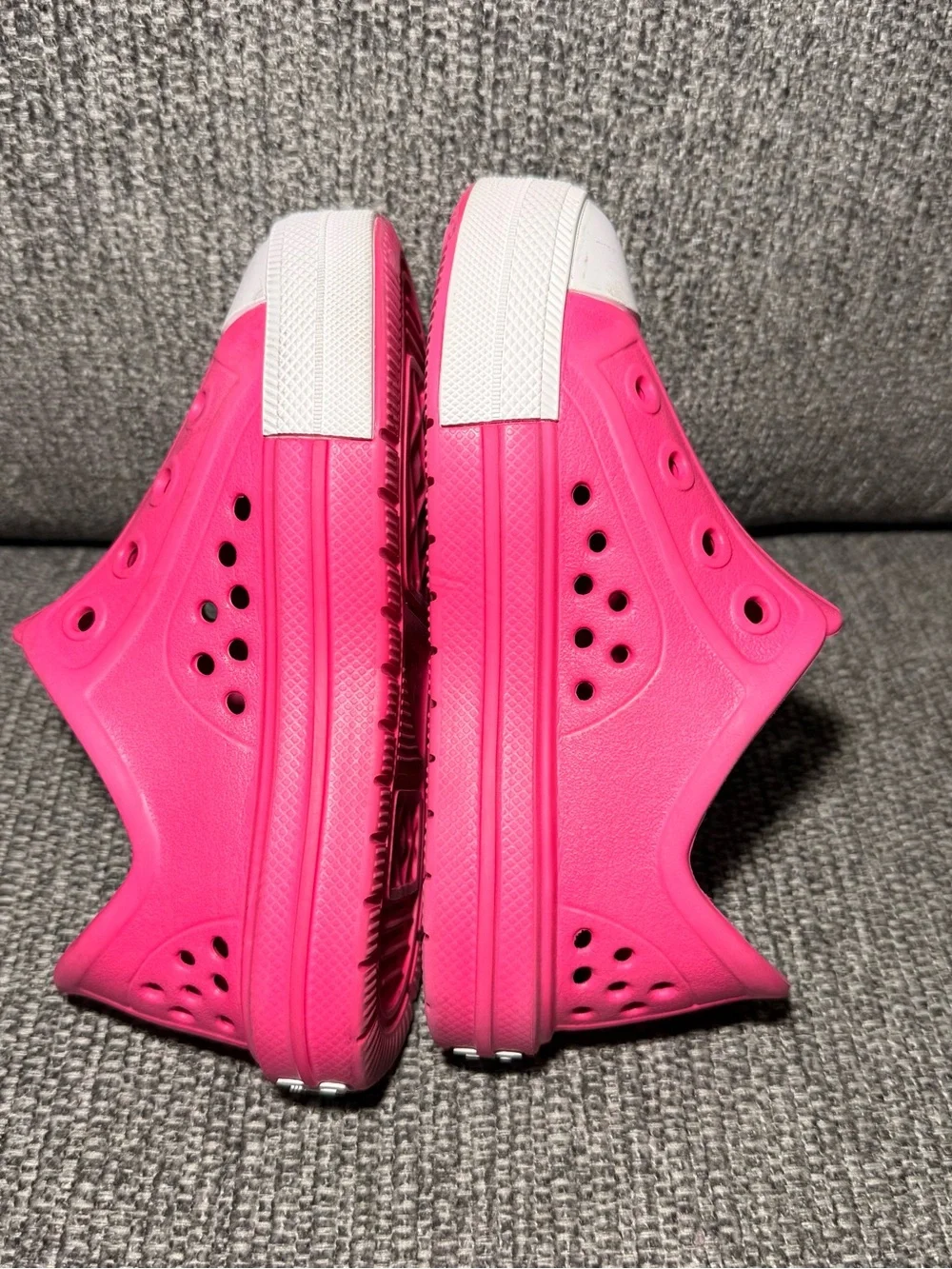Converse All Star Play Lite CX Toddler Slip-On Shoes Fuschia Pink size 10